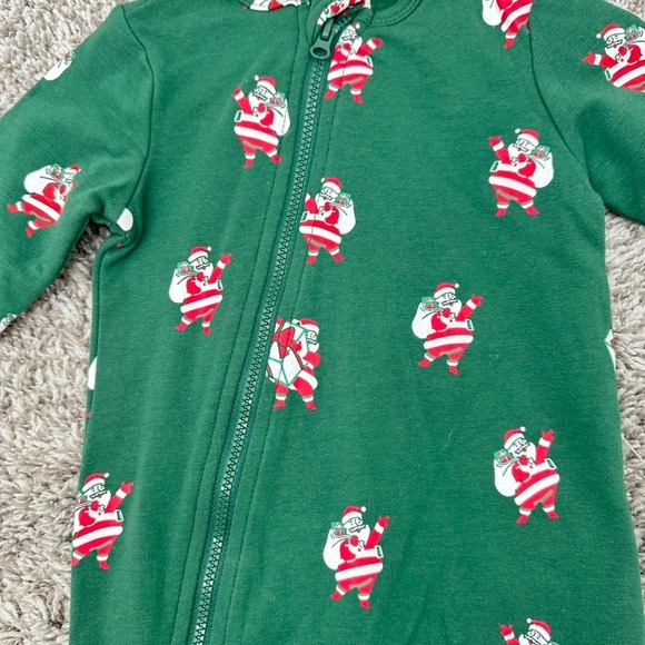 Miles the Label Santa Holiday Zip Romper - 3M - Christmas‎ Outfit - Picture 2 of 7